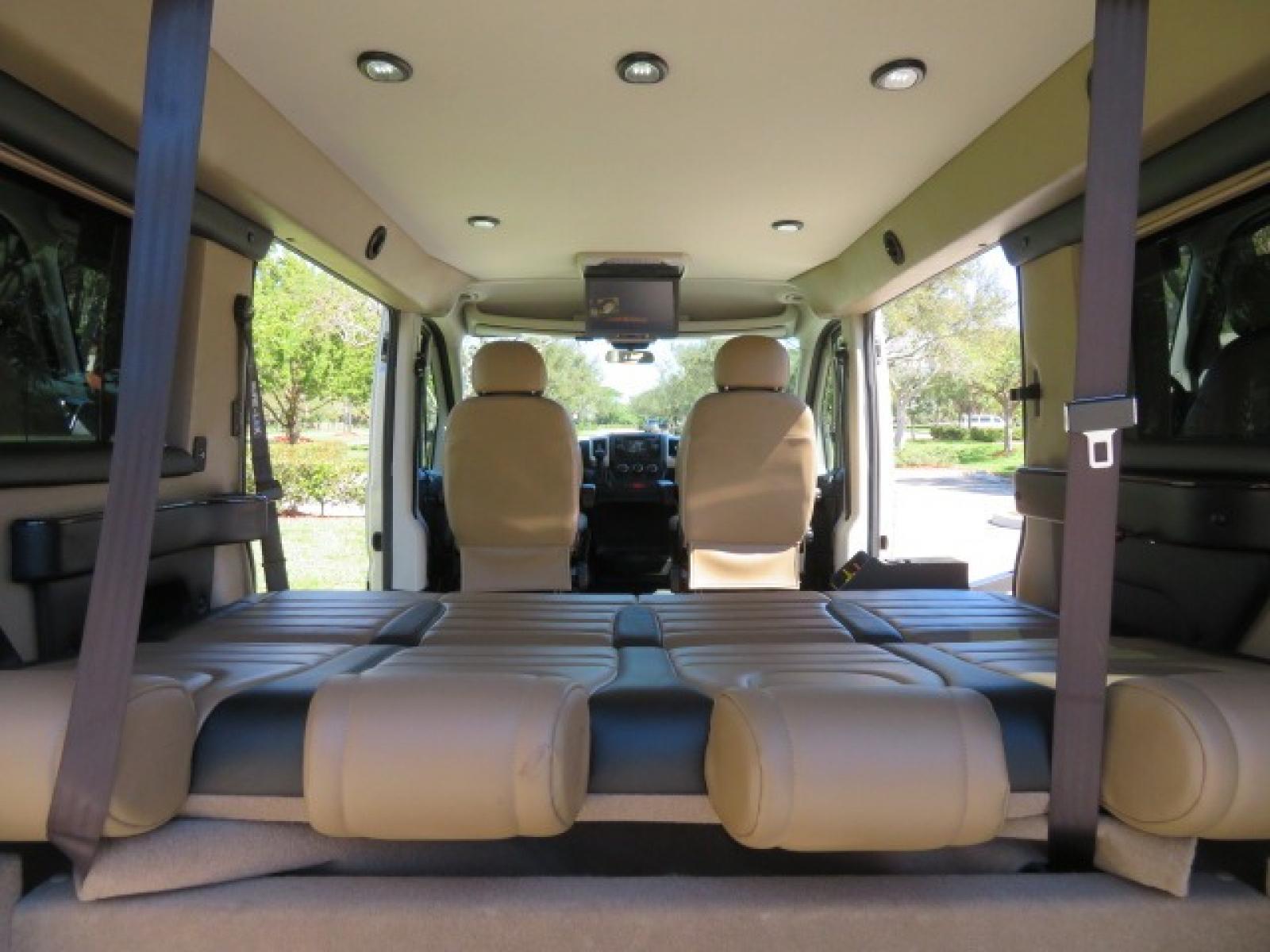 2016 Gold /Tan and Black Leather RAM Promaster (3C6TRVAG5GE) , located at 4301 Oak Circle #19, Boca Raton, FL, 33431, (954) 561-2499, 26.388861, -80.084038 - You are looking at a Gorgeous 2016 Ram Promaster Tempest X Handicap Wheelchair Conversion Van with 30K Original Miles, Lowered Floor, Dual Side Entry Doors, Power Passenger Side Entry Door, 750lb Braunability Wheelchair Lift, 4 Passenger Rear Power Bench Seat/Bed, Navigation, Rear Entertainment, Sur - Photo #74